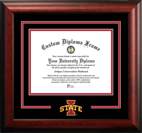 Iowa State Cyclones 11w x 8.5h Spirit Diploma Frame