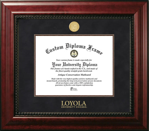 Loyola University Chicago 11w x 8.5h Executive Diploma Frame