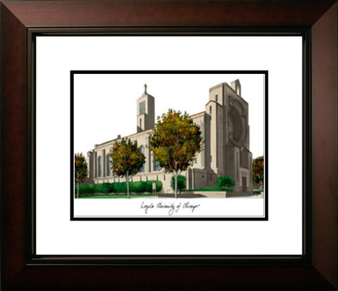 Loyola University Chicago Legacy Alumnus Framed Lithograph