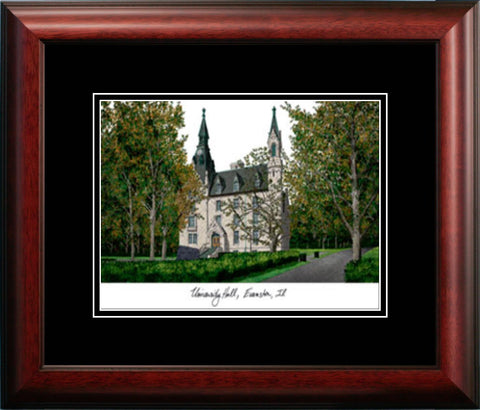 Northwestern  University Academic Framed Lithograph