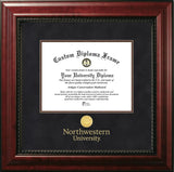 Northwestern University 11w x 8.5h Executive Diploma Frame