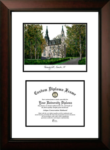 Northwestern University 11w x 8.5h Legacy Scholar Diploma Frame
