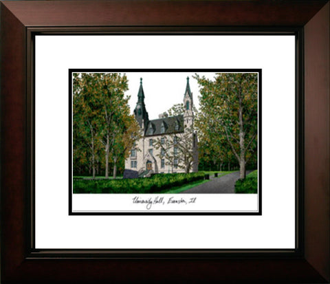Northwestern  University Alumnus Framed Lithograph