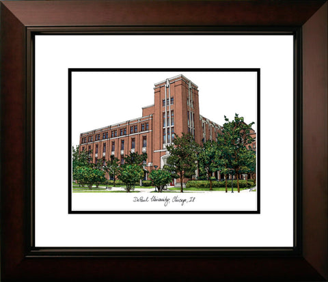 DePaul University Legacy Alumnus Framed Lithograph