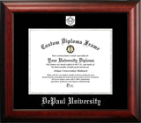 DePaul University 11w x 8.5h Silver Embossed Diploma Frame