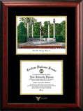 Ball State University  10w x 8h Gold Embossed Diploma Frame with Campus Images Lithograph