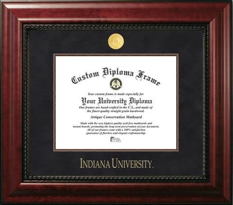 Indiana University, Bloomington, 11w x 8.5h Executive Diploma Frame