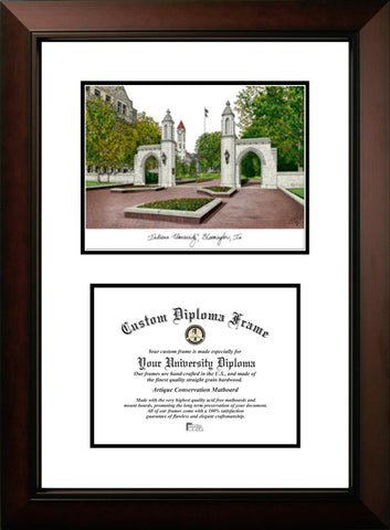 Indiana University, Bloomington 11w x 8.5h Legacy Scholar  Diploma Frame