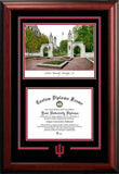 Indiana University Hoosiers 11w x 8.5h Spirit Graduate Frame with Campus Image