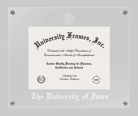 University of Iowa  Floating Diploma Frame - image 1