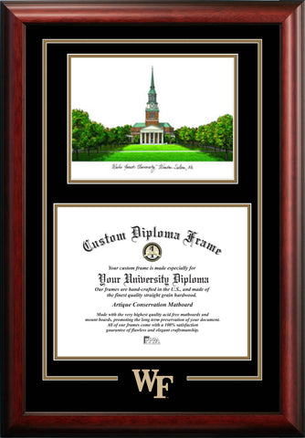 Wake Forest Demon Deacons 14w x 11h Spirit Graduate Diploma Frame