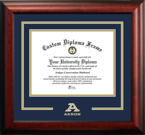 University of Akron Zips 11w x 8.5h Spirit Diploma Frame