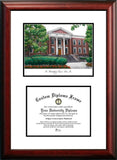 University of Akron 11w x 8.5h Satin Mahogany Diploma Frame