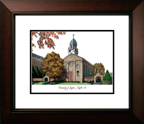 University of Dayton Alumnus Legacy Framed Lithograph