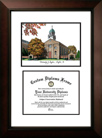 University of Dayton 11w x 8.5h Legacy Scholar Diploma Frame