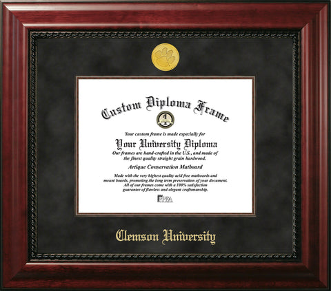 Clemson University 11w x 8.5h Executive Diploma Frame