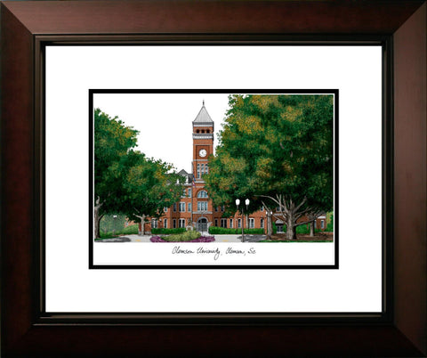 Clemson University Legacy Alumnus Framed Lithograph