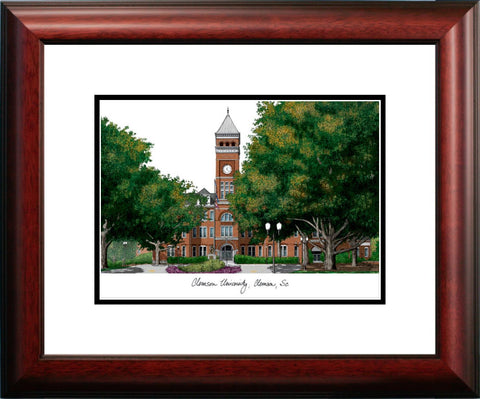 Clemson University Alumnus Framed Lithograph