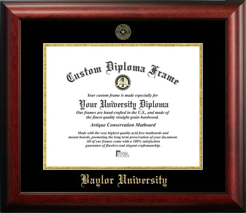 Baylor University 14w x 11h Gold Embossed Diploma Frame