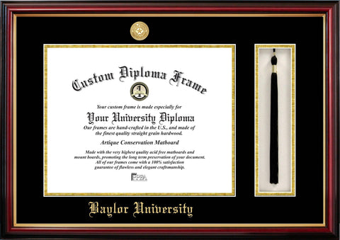Baylor University 14w x 11h Tassel Box and Diploma Frame