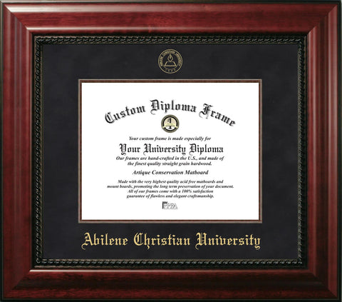 Abilene Christian University 11w x 8.5h Executive Diploma Frame