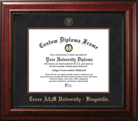 Texas A&M Kingsville University 14w x 11h  Executive Diploma Frame