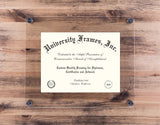Tarleton State University Floating Diploma Frame