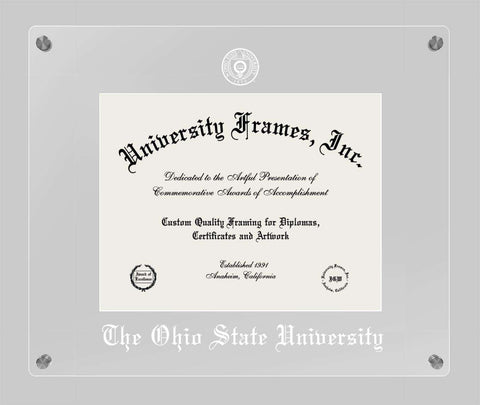 Ohio State University Floating Diploma Frame - image 1