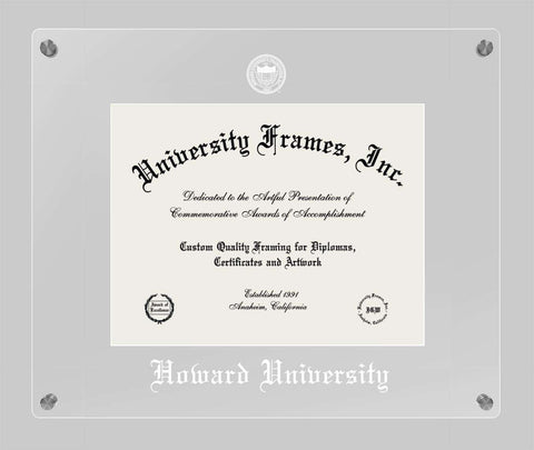 Howard University  Floating Diploma Frame - image 1