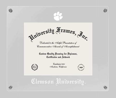 Clemson University Floating Diploma Frame - image 1