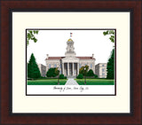 University of Iowa Legacy Alumnus Framed Lithograph