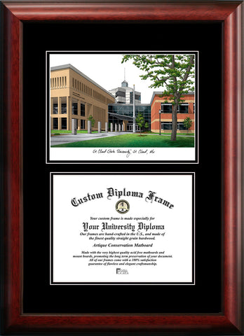 St Cloud University 11w x 8.5h Diplomate Diploma Frame