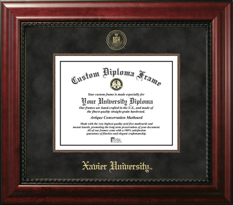 Xavier University 11w x 8.5h Executive Diploma Frame
