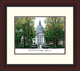 United States Naval Academy Legacy Alumnus Framed Lithograph