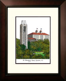 University of Kansas Legacy Alumnus Framed Lithogrpah