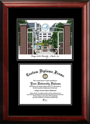 Georgia State 17w x 14h Diplomate Diploma Frame