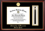 University of Wisconsin, Stevens Point 10w x 8h Tassel Box and Diploma Frame