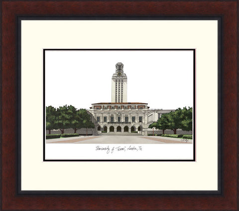University of Texas, Austin Legacy Alumnus Framed Lithograph