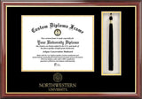Northwestern University 11w x 8.5h Tassel Box and Diploma Frame