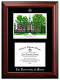 Kennesaw State University 14w x 11h Silver Embossed Diploma Frame with Campus Images Lithograph