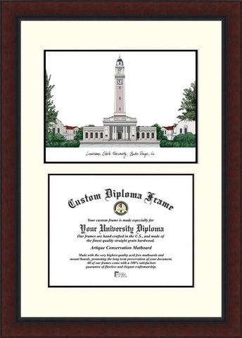Louisiana State University Legacy Scholar Diploma Frame
