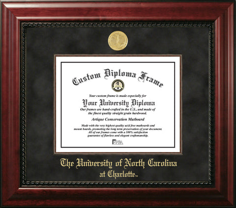University of North Carolina, Charlotte Executive 14w x 11h Diploma Frame