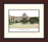 Texas A&M University Legacy Alumnus Framed Lithograph