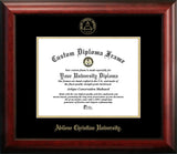 Abilene Christian University 11w x 8.5h Gold Embossed Diploma Frame
