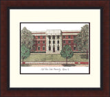 Sul Ross State University Legacy Alumnus Framed Lithograph