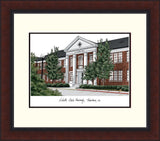 Nicholls State Legacy Alumnus Framed Lithograph