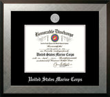 Patriot Frame's Marine 8.5x11 Discharge Honors Frame with Silver Medallion