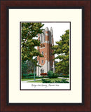 Michigan State University, Beaumont Hall Legacy Alumnus Framed Lithograph