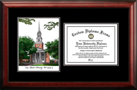 Texas Christian University 11w x 8.5h Diplomate Diploma Frame