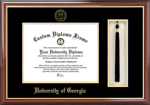 University of Georgia 15w x 12h Tassel Box and Diploma Frame